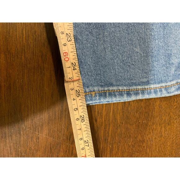 Seven7 Fashion Jeans Women 14 Distressed Light Wash Cropped Western Boho Fringe - Picture 14 of 15